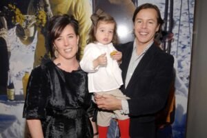 Kate, Andy Spade and their Daughter