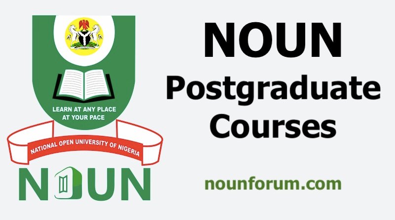 NOUN Postgraduate Courses